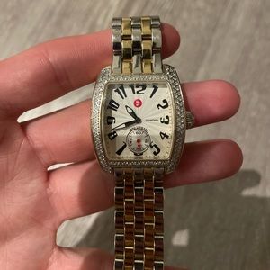 Michele Women’s Urban Mini Watch w/ Diamonds